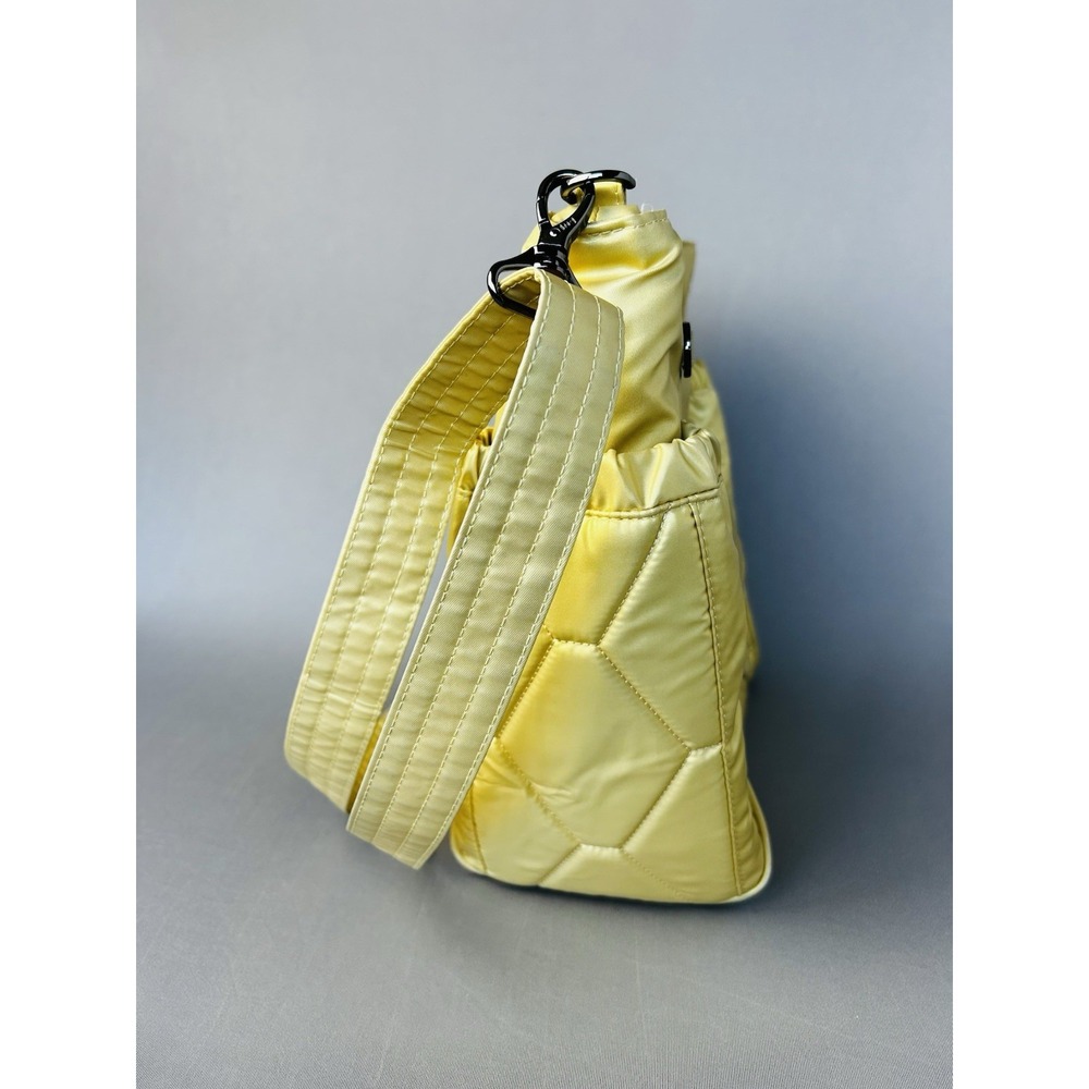 Lug Toss Convertible Crossbody Bag Metallic Gold Purse - Picture 6 of 16